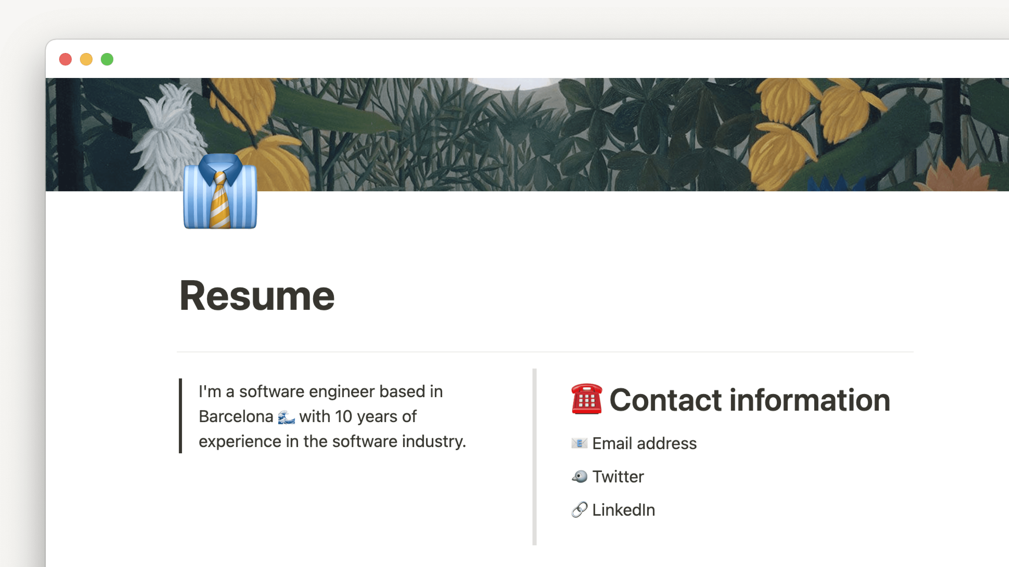 Columns, headings & dividers - hero