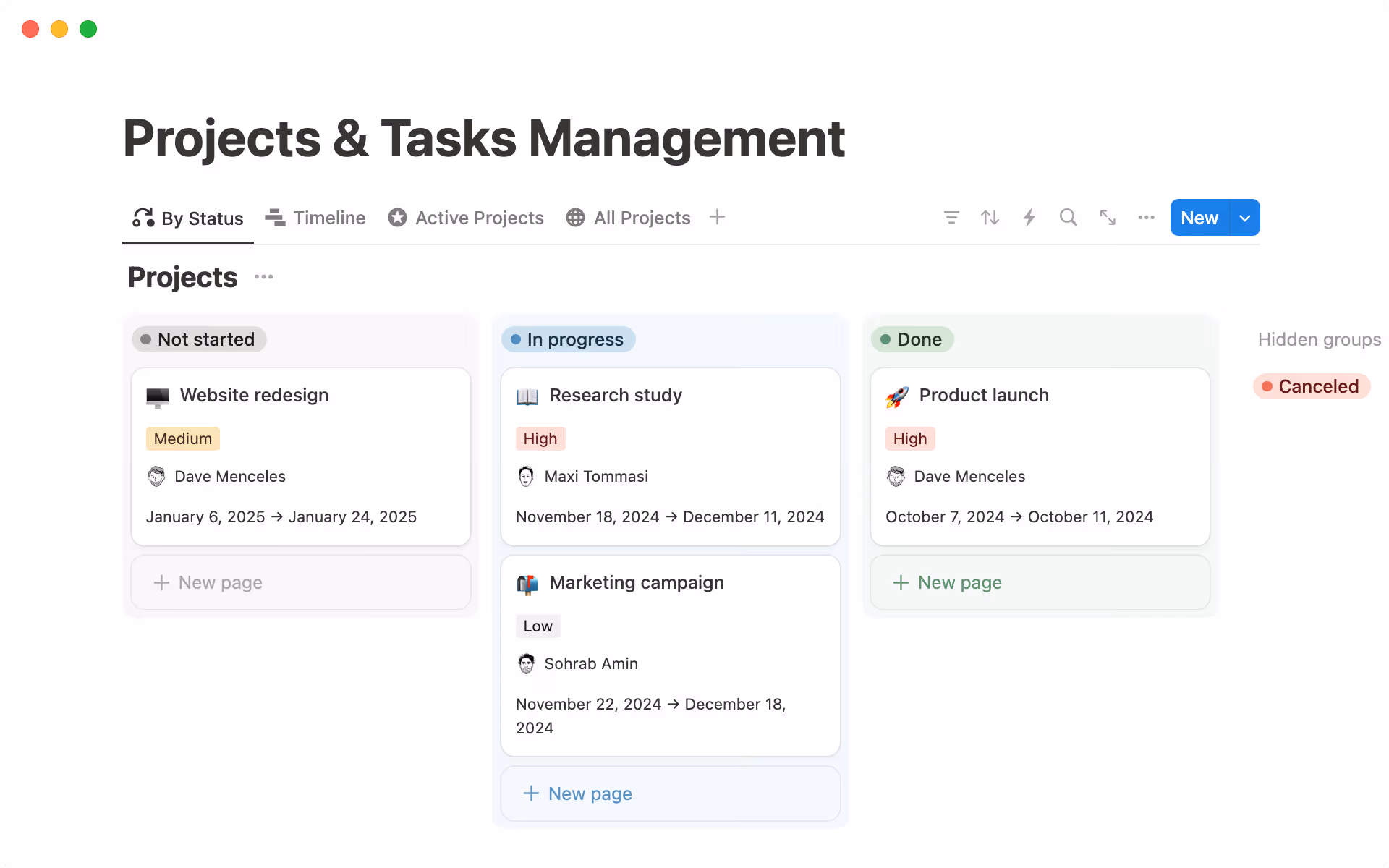 Connect your projects and view them in multiple ways with boards, timelines, and more.