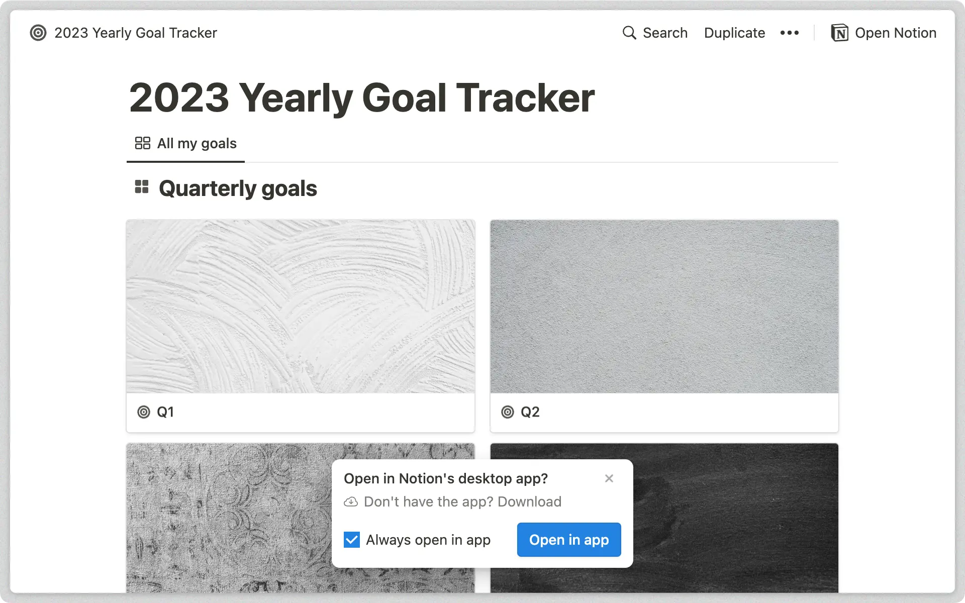 release-open in desktop app